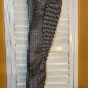 Dalia Black and Gray Straight Leg Pants